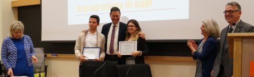 Cerimônia de entrega do Prêmio Asimov na Itália em 2019